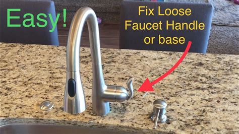 how to tighten a moen kitchen faucet|How To Tighten A Loose Moen Single Handle Kitchen。